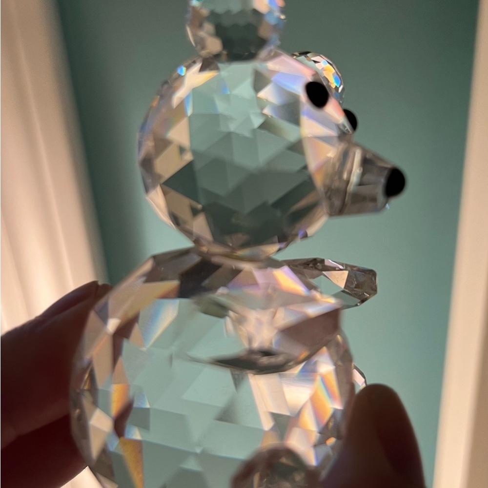 Swarovski Retired Crystal Teddy Bear 3”H x 2”W (Larger Size) - Picture 7 of 9